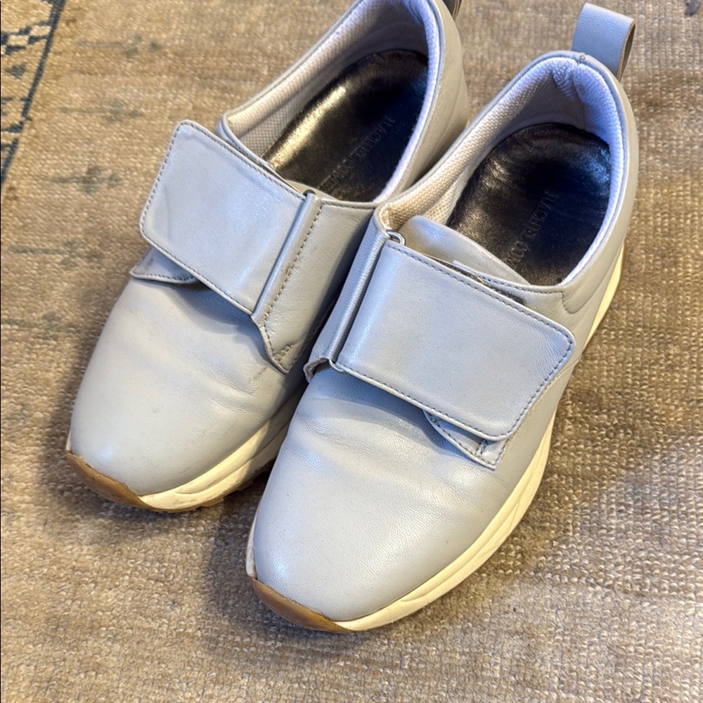 Rachel Comey Light Gray Velcro Sneakers Sz 6.5